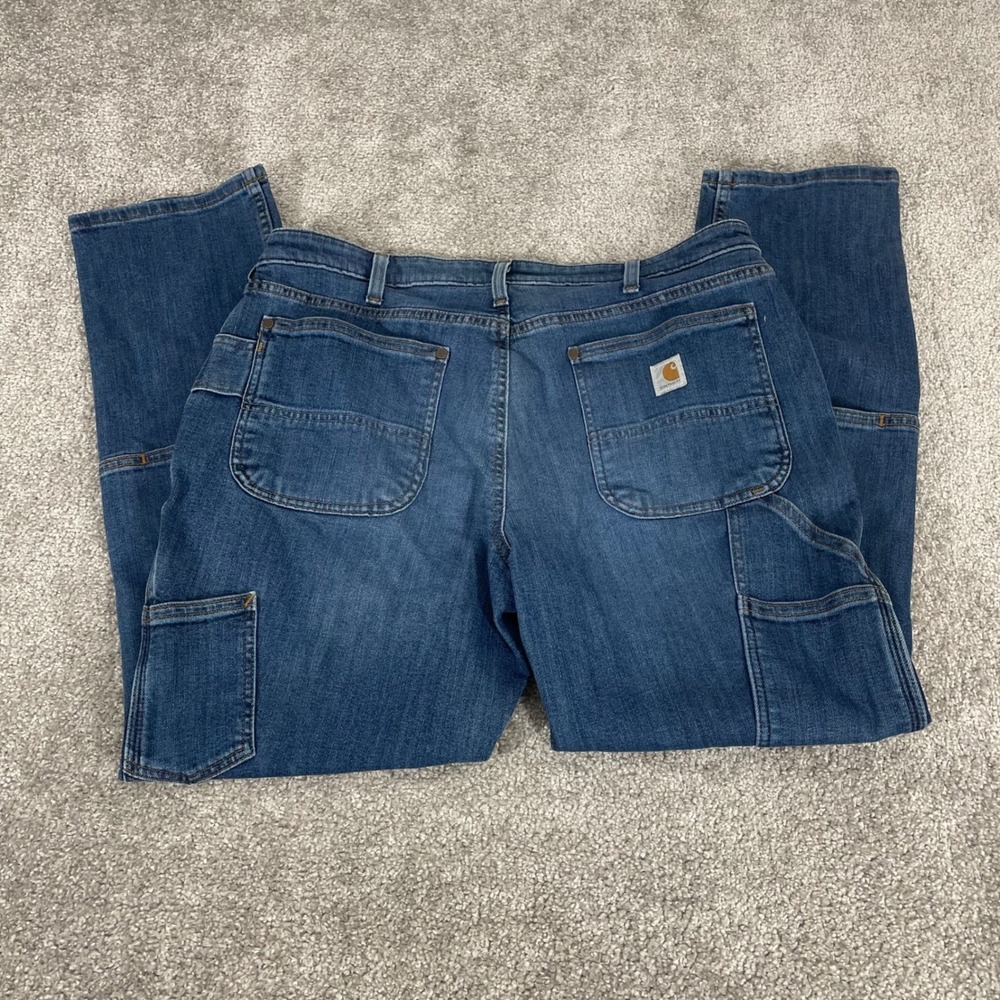 Carhartt Double Knee Carpenter Jeans Womens 14‎ Short Relaxed Double Front